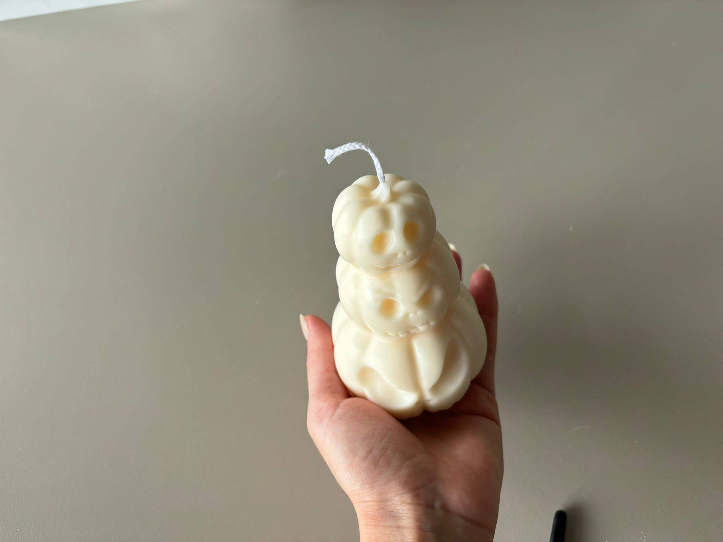 Triple Pumpkin Halloween Soy Candle